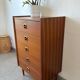 Vintage teak chest of drawers/commode