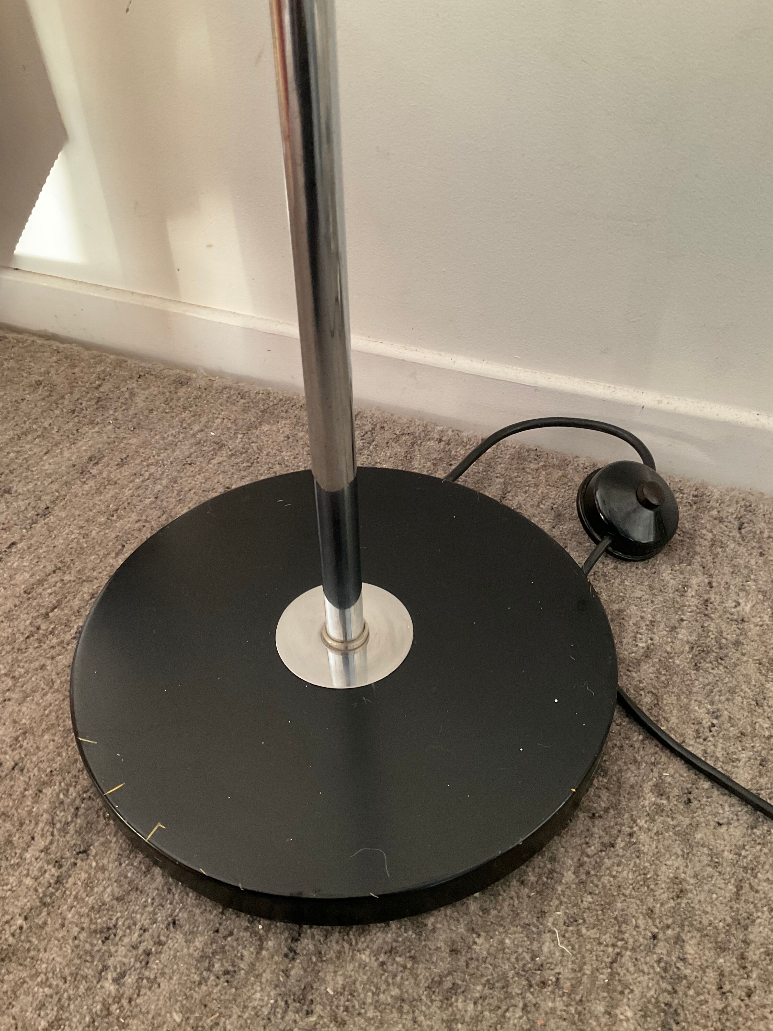 Lampadaire liseuse vintage 2 spots années 70