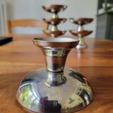 6 stainless steel ice cream cups