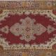 Tapis Oushak turc vintage 103x224 cm