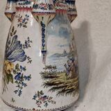 Important Meissen Charolles vase, 18th-19th century, glazed porcelain, 40cm