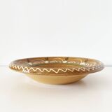 Large terracotta dish Alsace 1960