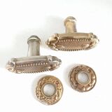 Gold door handles