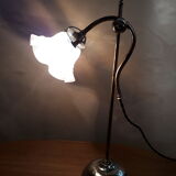 Opalescent tulip swing lamp 1900