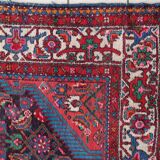 Handmade vintage Persian Malayer rug 129cm x 219cm 1960s