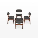 Set of 4 'Model 49' dining chairs by Erik Buch for O.D. Møbler, Denmark 1960s