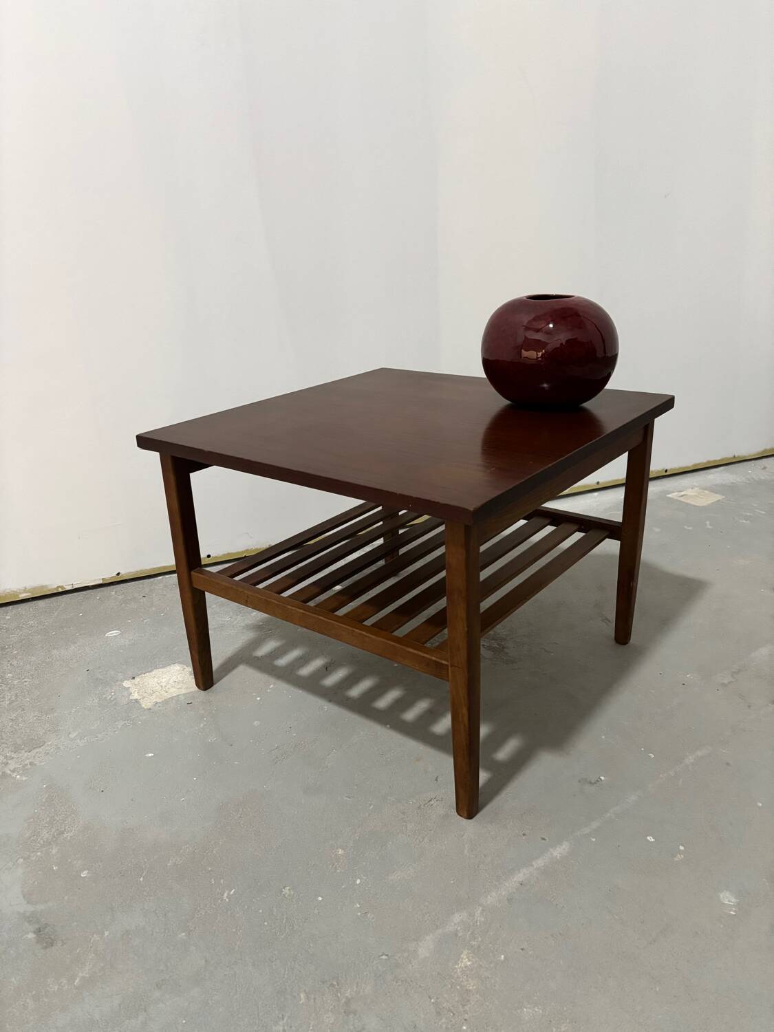Vintage Danish Scandinavian design teak coffee table from the 60s
