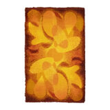 Orange 'abstract' desso carpet 173cm X 120cm