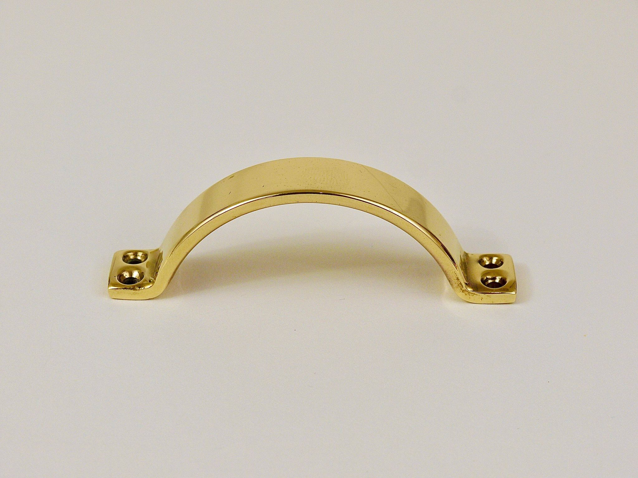 Up to 50 mid-century brass handles for doors, drawers, chests of drawers, Austria, 1950s.