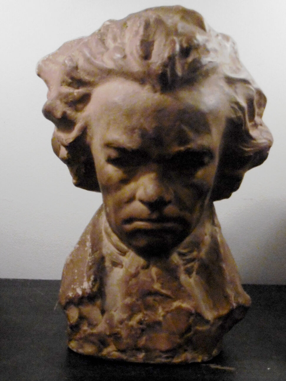 Bust ludwig beethoven- terracotta sculpture by guero
