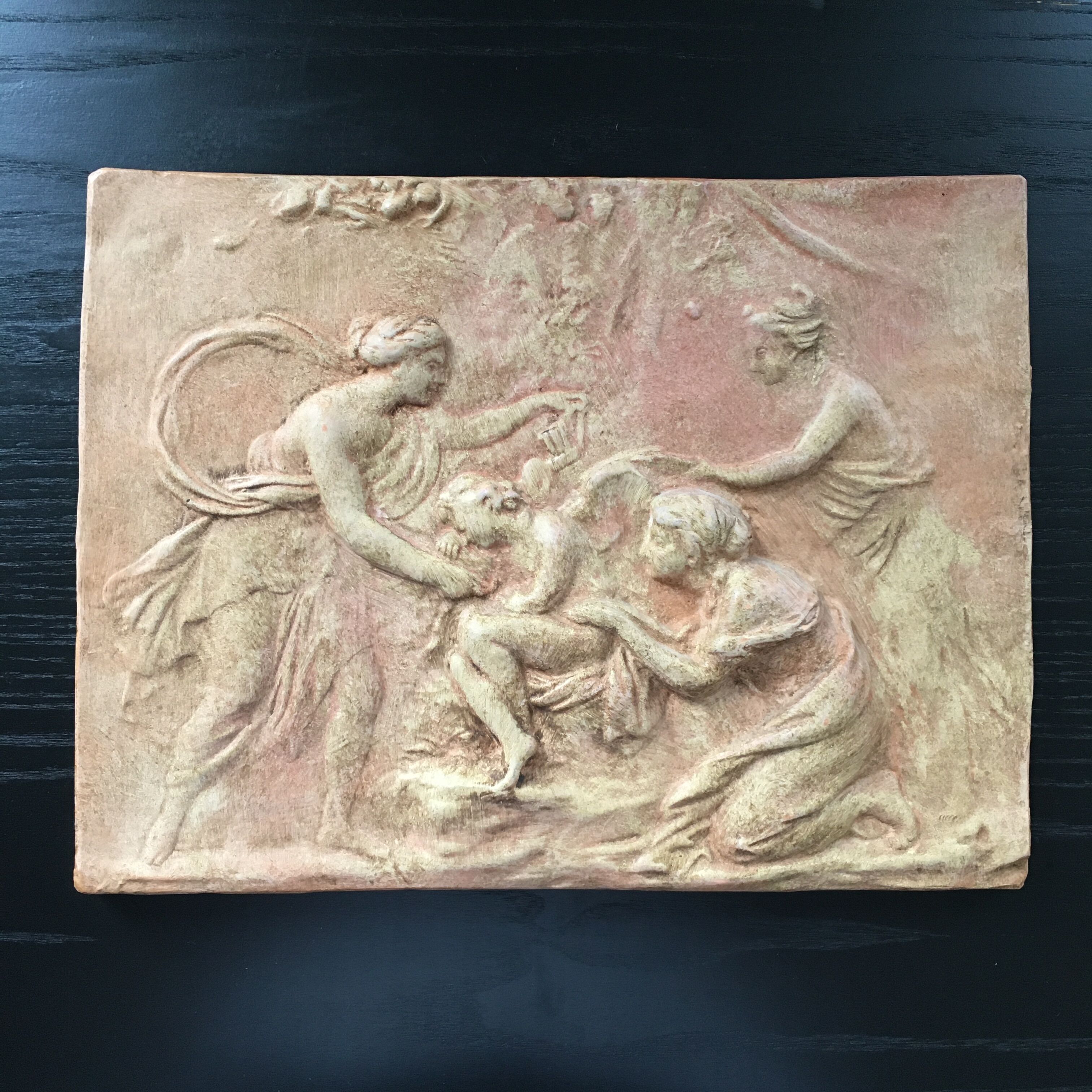 Terracotta bas-relief