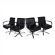Set of 4 Wilkhahn Delta swivel chairs by Delta Design, 1970