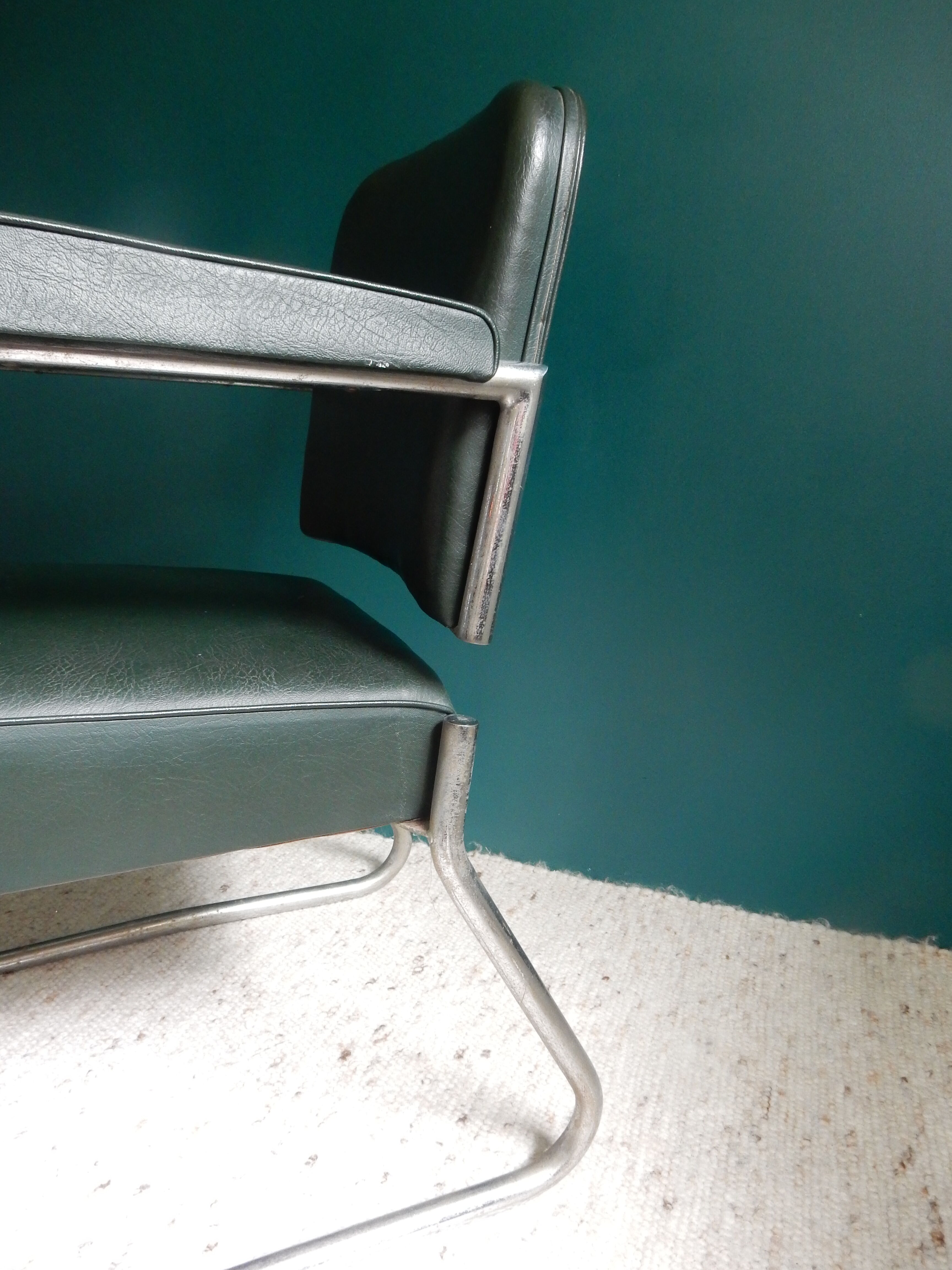 Roneo skaï office chair from the 60s