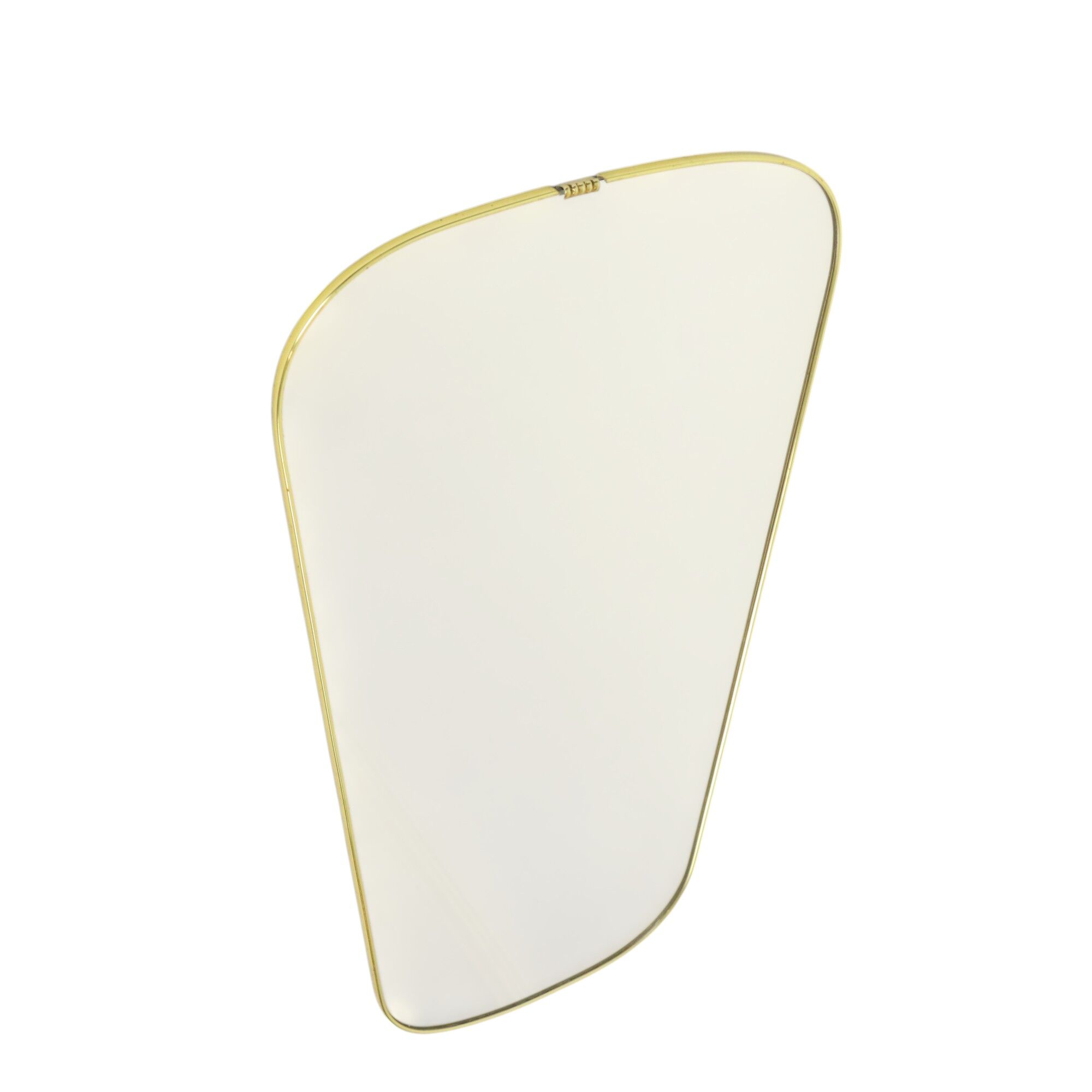 Vintage Rockabilly Freeform Mirror Gold Fifties Design 61cm