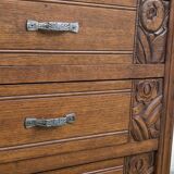 Small Art Deco chest of drawers, vintage 1930