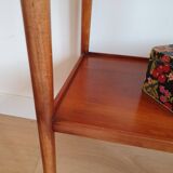 Vintage solid wood side table