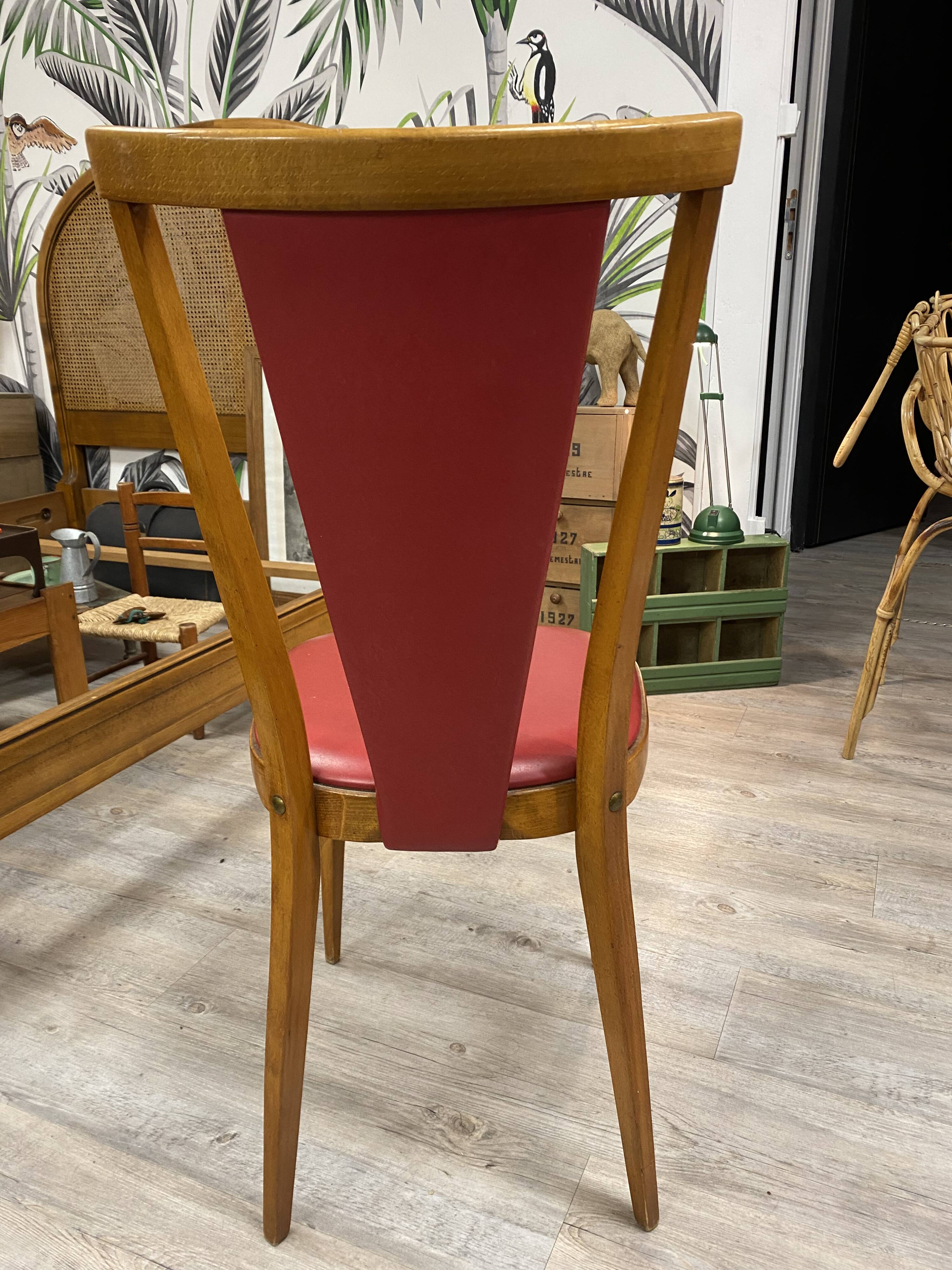 2 chaises vintage Baumann Palma années 70/80
