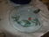 Lot of 6 blue flat plates from Arc-France.