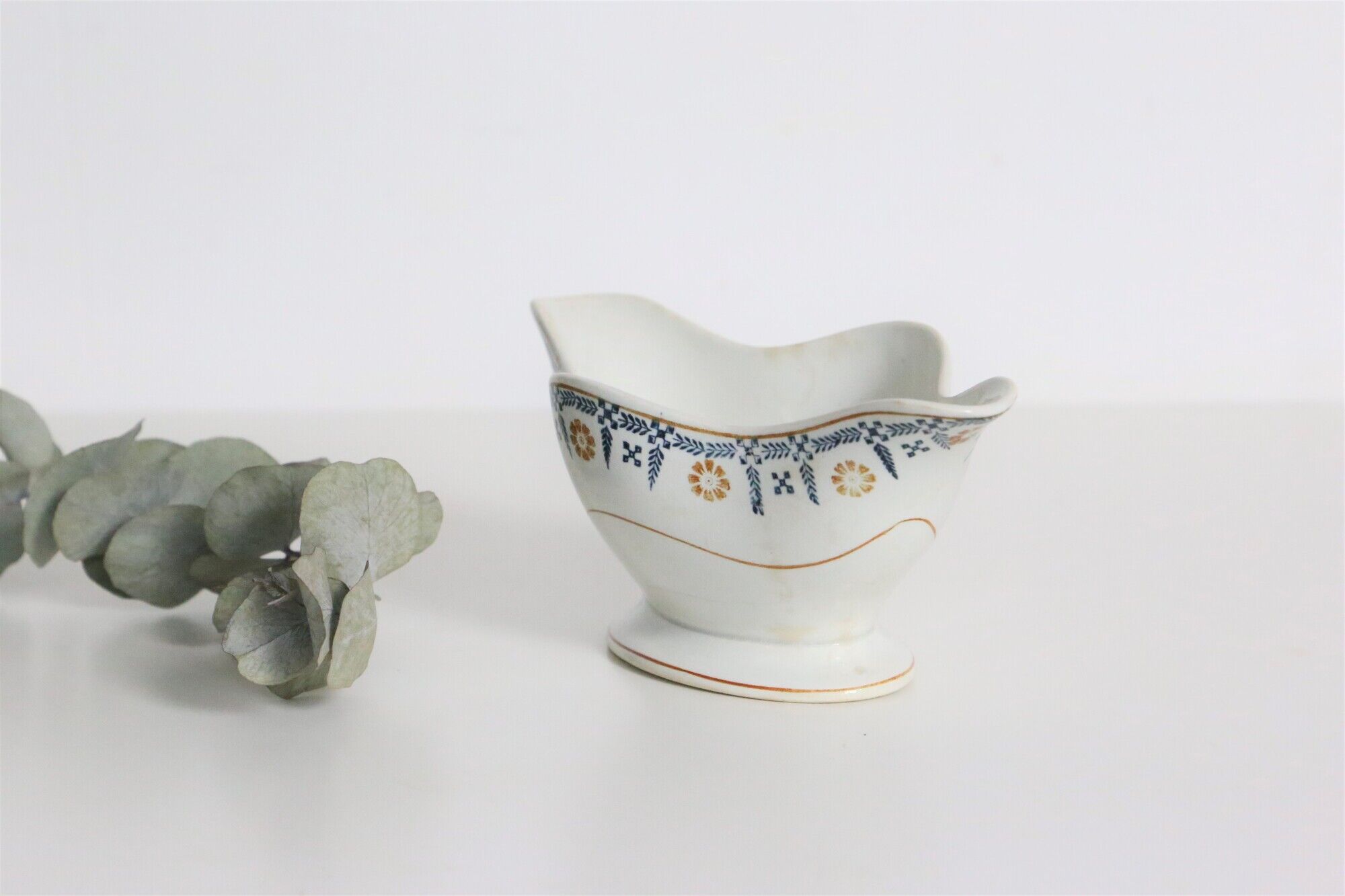 Gravy boat Terre de Fer from the French manufacture Saint Amand, vintage