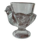 Antique glass egg cup