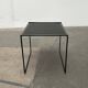 Postmodern perforated metal nesting side table from Ikea, 1980s.