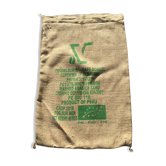 Jute bag on the theme of coffee