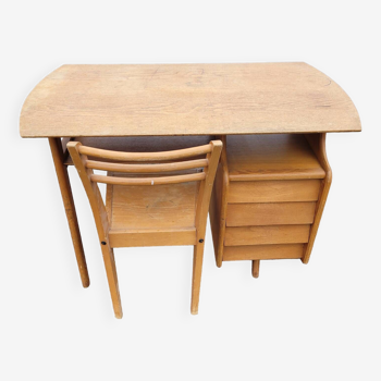 60s desk with chair
