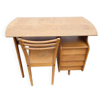 60s desk with chair