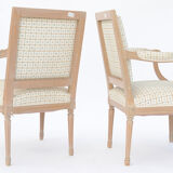 Pair of Louis XVI-style armchairs