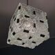 Suspension cube a facettes en verre par Jaroslav Bejvl pour Kamenicky Senov, année 1968
