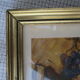 Cadre bois doré vintage 17 x 18