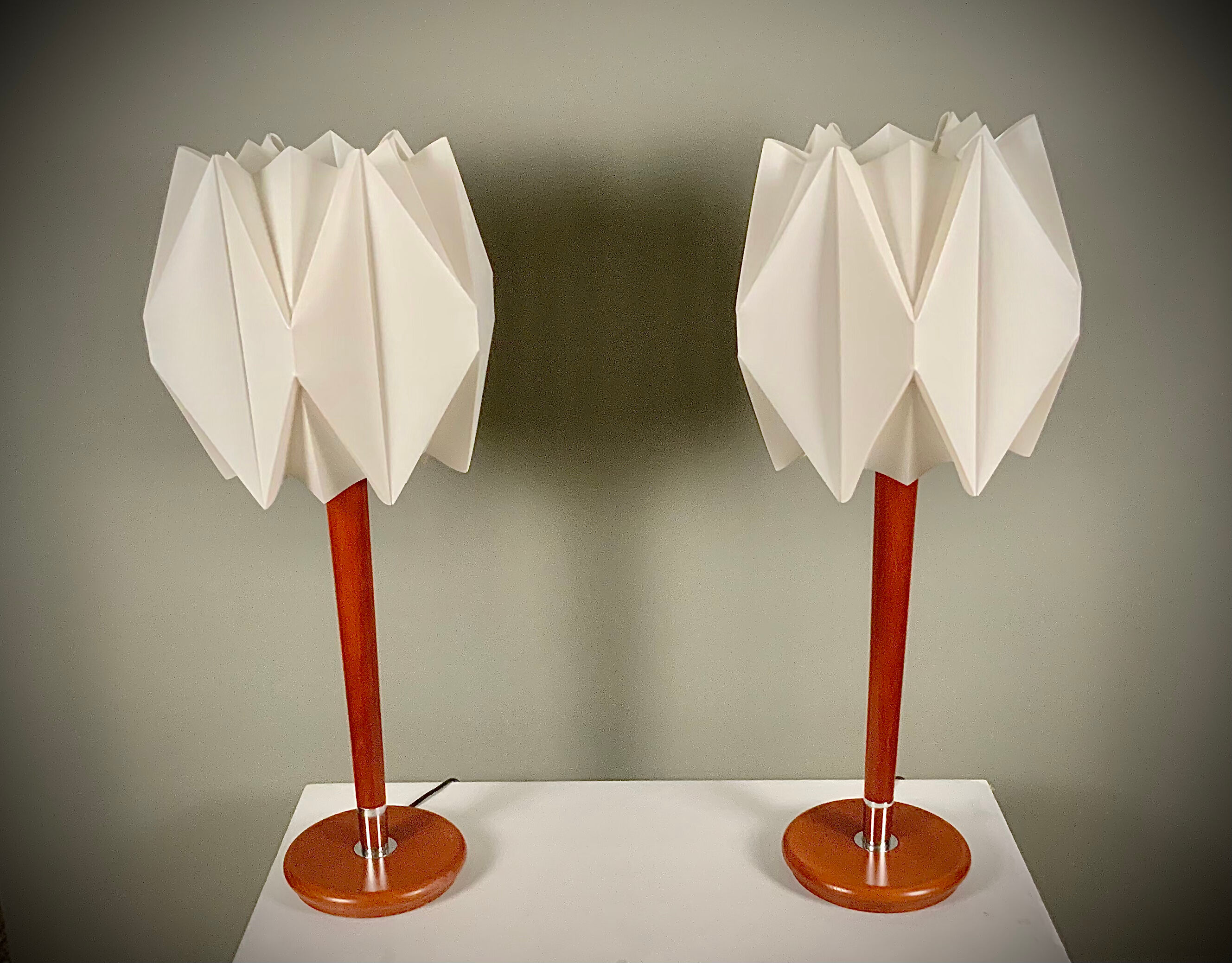 Pair of Scandinavian lamps