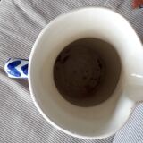 Large vintage vase with floral decoration