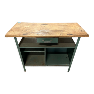 Meuble industriel metal et bois