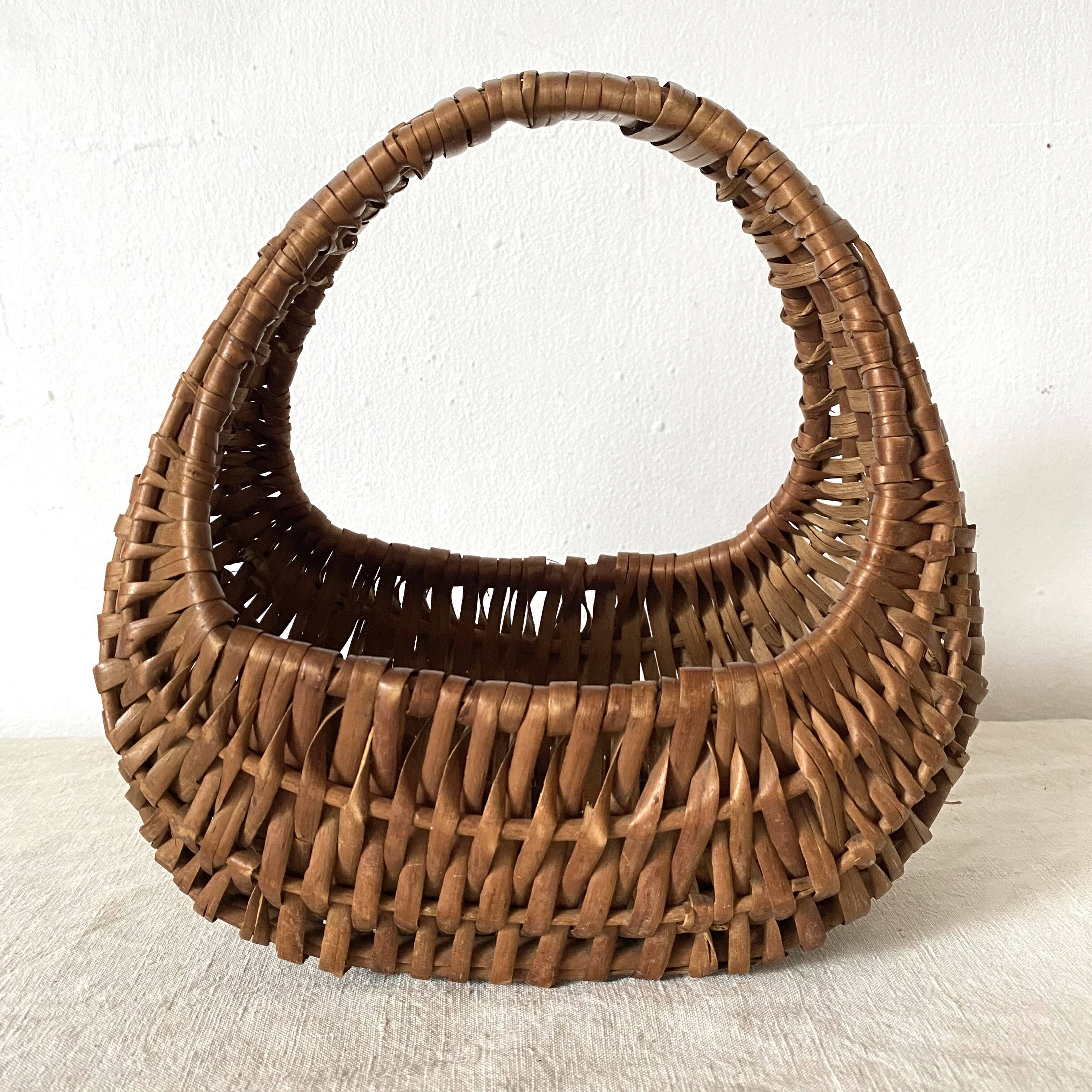 Vintage wicker basket for children