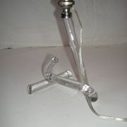 Lampe en verre des années 50