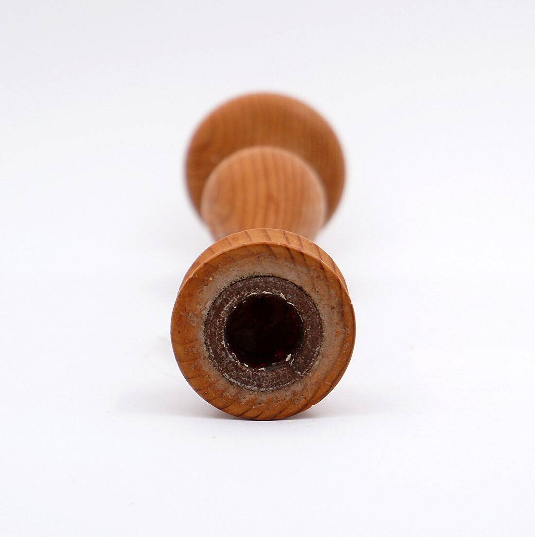Wooden candle holder