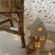 Wicker armchair