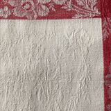 Nappe vintage en coton dimension : hauteur - 205 cm - largeur -160 cm-