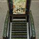 Vintage Anglo-Indian folding chair hand-painted.