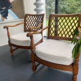 2 antique armchairs