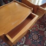 Pair of niche bedside tables
