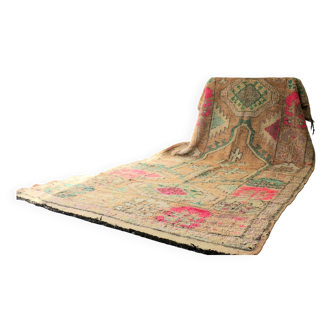 Beni Mguild vintage Moroccan rug. Handmade, pure wool. 380x170cm