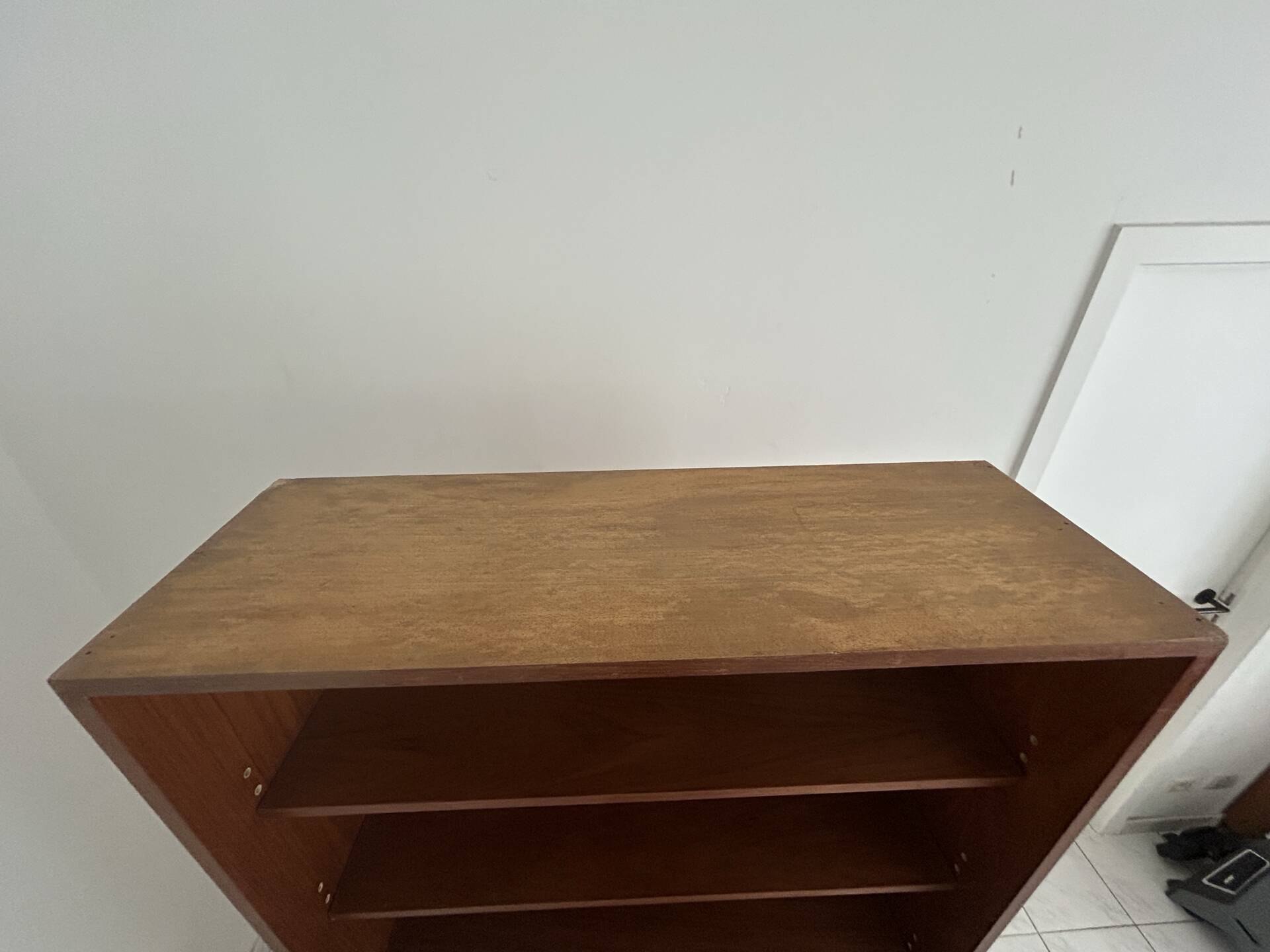 Vintage mid century modern bookcase Scandinavian style