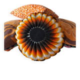 Vintage knitted cushion