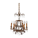 Chandelier pendants golden era end XIX 6 lights
