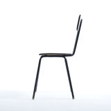 Midcentury chair in metal & formica, Kovona Czechoslovakia 1960s