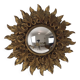 Petit miroir ensoleillé italien, style rococo, 24 cm