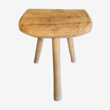 Raw wood stool