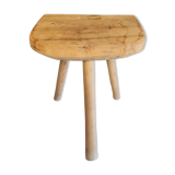 Raw wood stool
